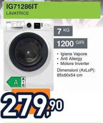 Unieuro Ignis IG71286IT lavatrice offerta