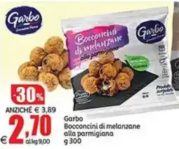 Elite Garbo Bocconcini di melanzane alla parmigiana offerta