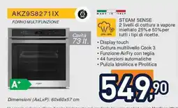 Unieuro AKZ9S8271IX FORNO MULTIFUNZIONE offerta