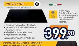 Unieuro WLB2977NE PIANO A INDUZIONE DA 77CM offerta