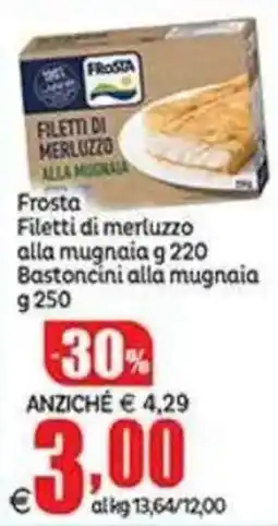 Elite Frosta Filetti di merluzzo alla mignaia offerta