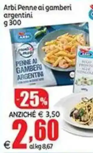 Elite Arbi Penne ai gamberi argentini offerta
