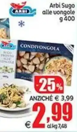 Elite Arbi Sugo alle vongole offerta