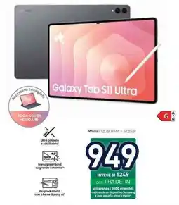 Unieuro Galaxy Tab S11 Ultra offerta