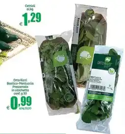 Elite Orto Ricci Basilico-Mentuccia Prezzemolo offerta