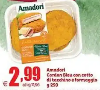Elite Amadori Cordon Bleu con cotto di tacchino e formaggio offerta