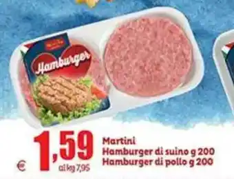 Elite Martini Hamburger offerta