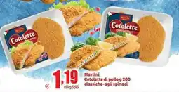 Elite Martini Cotolette di pollo classiche-agli spinaci offerta