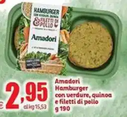 Elite Amadori Hamburger con verdure, quinoa e filetti di pollo offerta