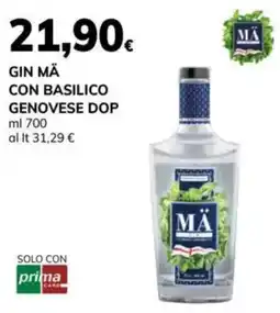 Basko GIN MÄ CON BASILICO GENOVESE DOP offerta