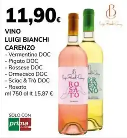 Basko Vino Luigi Bianchi Carenzo offerta