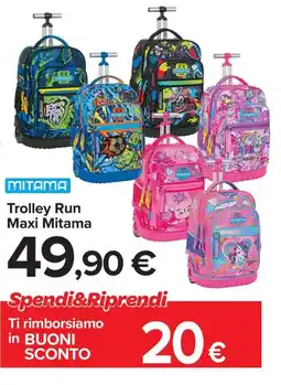 Carrefour Market Trolley Run Maxi Mitama offerta