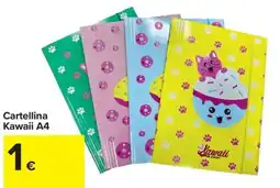 Carrefour Market Cartellina Kawaii A4 offerta
