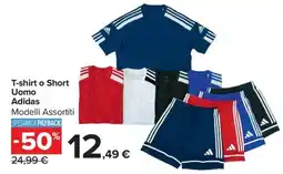 Carrefour Market T-shirt o Short Uomo Adidas offerta