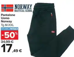 Carrefour Market Pantalone Uomo Norway offerta