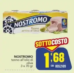 Gruppo di Palo NOSTROMO tonno all'olio di oliva offerta