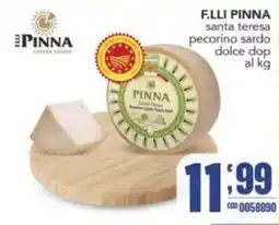 Gruppo di Palo F.LLI PINNA pecorino sardo dolce dop offerta