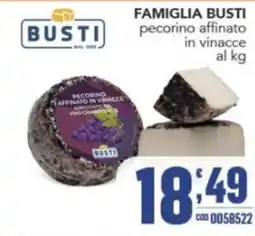 Gruppo di Palo FAMIGLIA BUSTI pecorino affinato in vinacce offerta