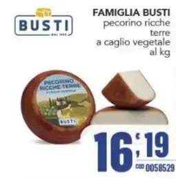 Gruppo di Palo FAMIGLIA BUSTI pecorino ricche terre a caglio vegetale offerta