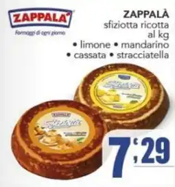 Gruppo di Palo Zappala sfiziotta ricotta offerta