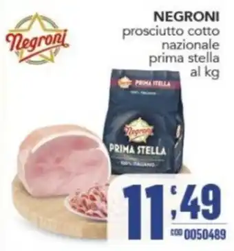 Gruppo di Palo Negroni prosciutto cotto nazionale prima stella offerta
