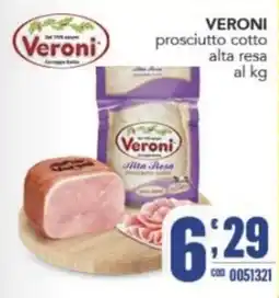 Gruppo di Palo Veroni prosciutto cotto alta resa offerta