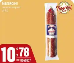 Gruppo di Palo Negroni salame napoli offerta