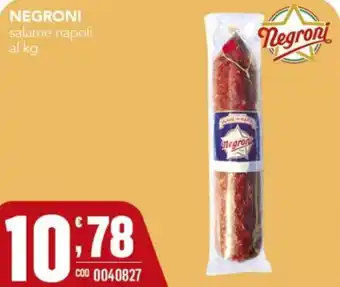 Gruppo di Palo Negroni salame napoli offerta
