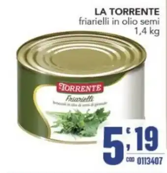 Gruppo di Palo LA TORRENTE friarielli in olio semi offerta