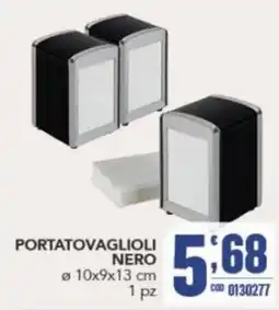 Gruppo di Palo PORTATOVAGLIOLI NERO offerta