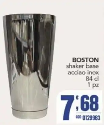 Gruppo di Palo BOSTON shaker base acciaio inox offerta