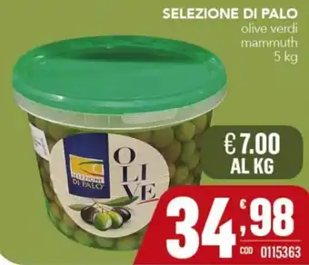Gruppo di Palo SELEZIONE DI PALO olive verdi mammuth offerta