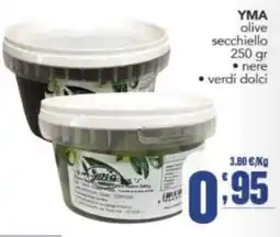 Gruppo di Palo YMA olive secchiello offerta