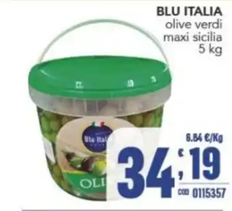 Gruppo di Palo Blu Italia olive verdi maxi sicilia offerta