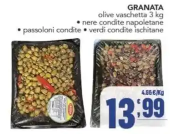 Gruppo di Palo GRANATA olive vaschetta offerta