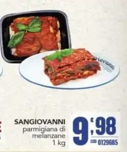 Gruppo di Palo SANGIOVANNI parmigiana di melanzane offerta