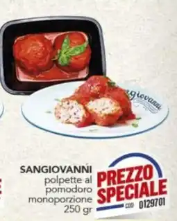 Gruppo di Palo Sangiovanni polpette al pomodoro offerta