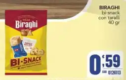 Gruppo di Palo Biraghi bi-snack con taralli offerta
