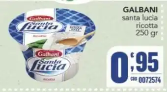 Gruppo di Palo Galbani Santa lucia ricotta offerta