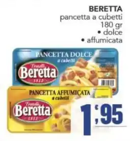 Gruppo di Palo Pancetta a cubetti Beretta offerta