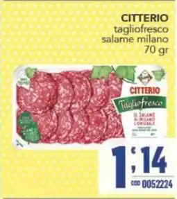 Gruppo di Palo CITTERIO tagliofresco salame milano offerta