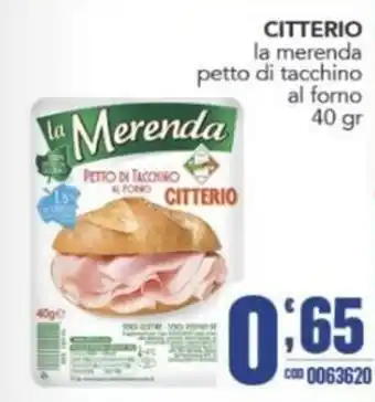 Gruppo di Palo la Merenda petto di tacchino al forno CITTERIO offerta