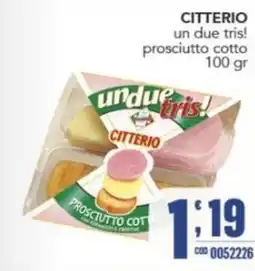 Gruppo di Palo un due tris! prosciutto cotto offerta