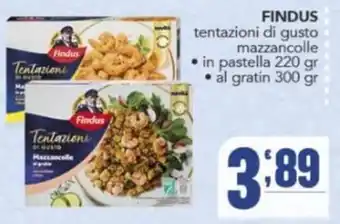 Gruppo di Palo Findus Tentazioni di gusto mazzancolle offerta