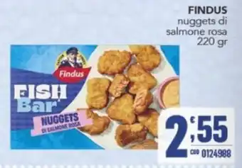 Gruppo di Palo Findus Fish Bar Nuggets di salmone rosa offerta