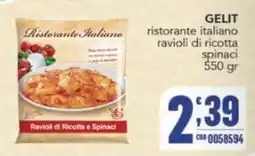 Gruppo di Palo GELIT ravioli di ricotta spinaci offerta