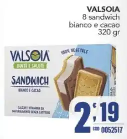 Gruppo di Palo VALSOIA SANDWICH BIANCO E CACAO offerta