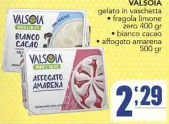 Gruppo di Palo VALSOIA gelato in vaschetta offerta