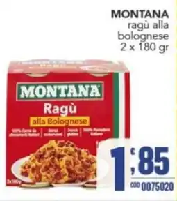 Gruppo di Palo MONTANA Ragù alla Bolognese offerta
