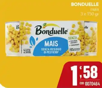 Gruppo di Palo Bonduelle mais offerta